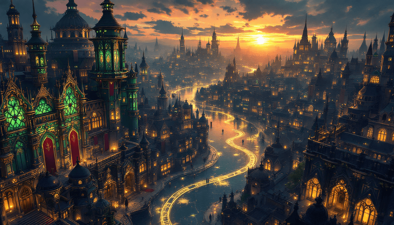 Vaelorath, the gilded capital